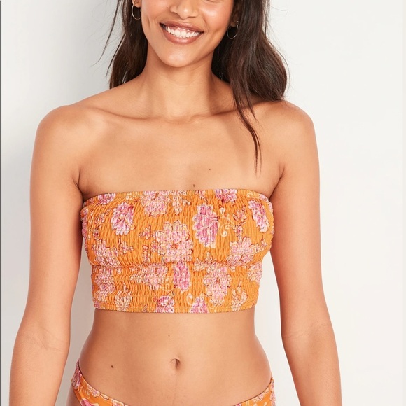 Old Navy Other - Smocked Bandeau Bikini Swim Top